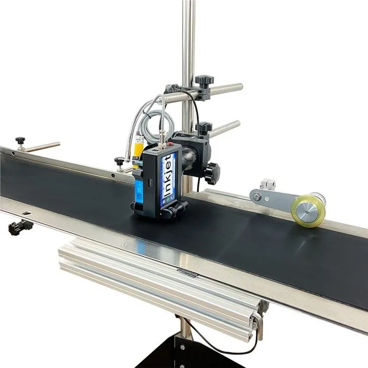 Conveyor Belt With Label Feed